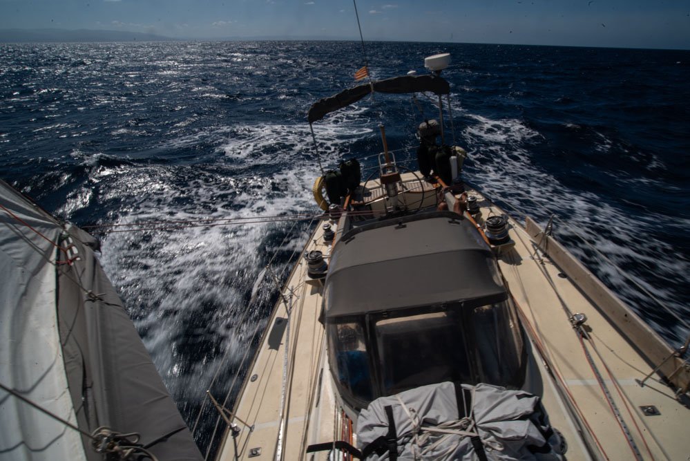 Corso di navigazione nel Mediterraneo