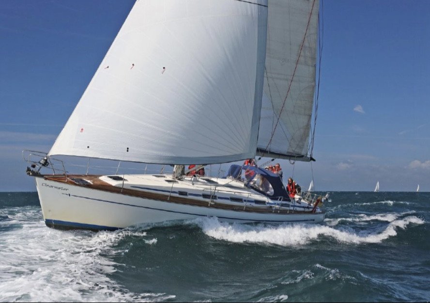 Segelboot bei der Ruta de la Sal 2023 Regatta von Barcelona