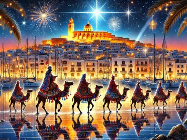 Viaje en velero en Reyes Magos de Denia a Ibiza