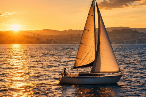 Experiencia de navegación a vela por la ría de Vigo
