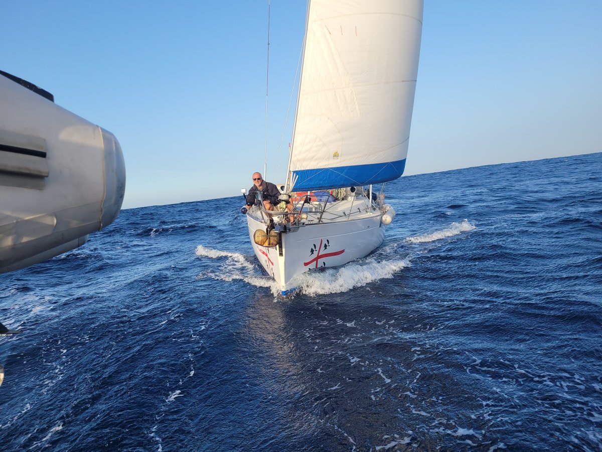 Sailing in the blue waters of Elba Island