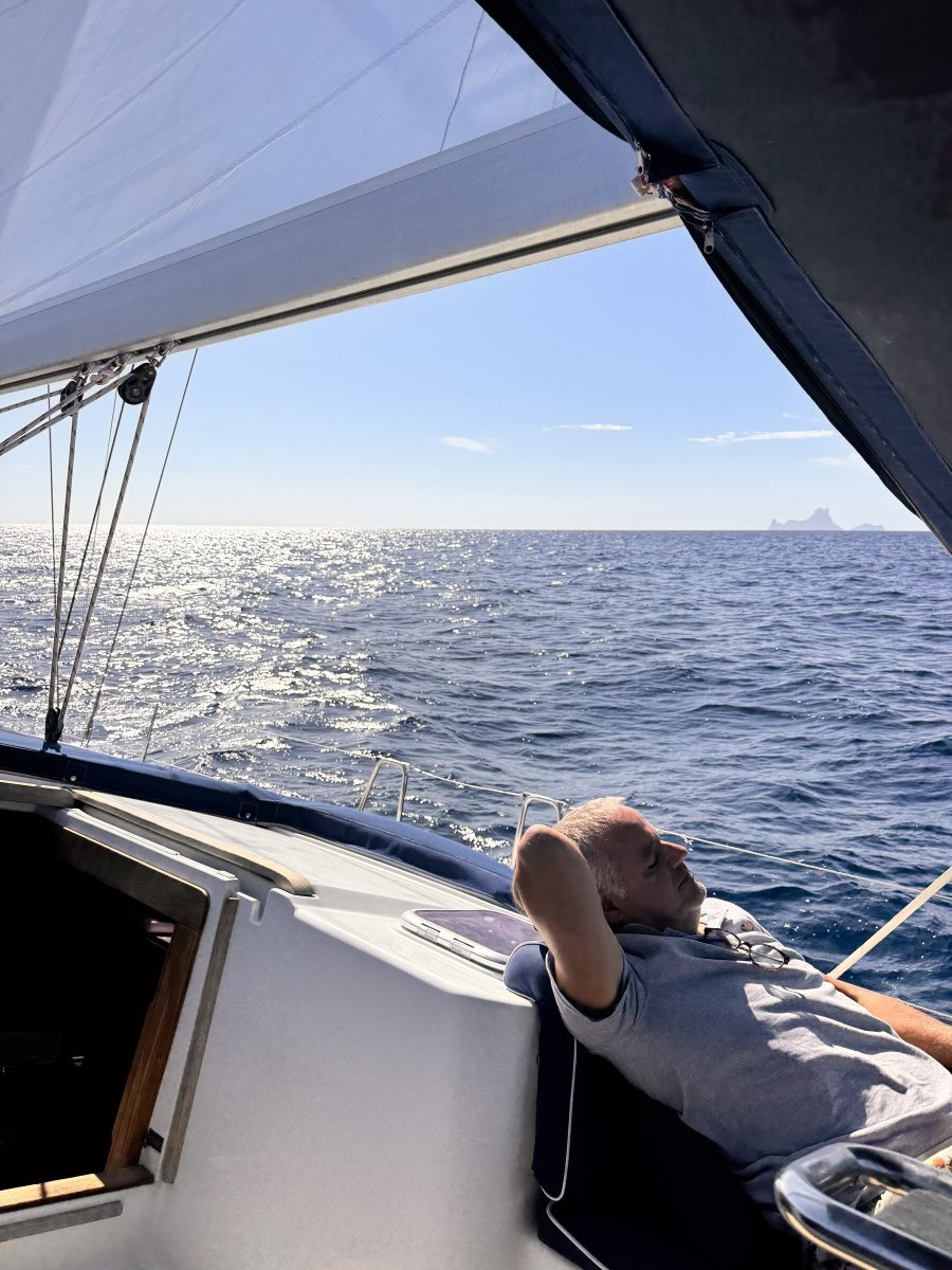 Mediterranean sailboat journey