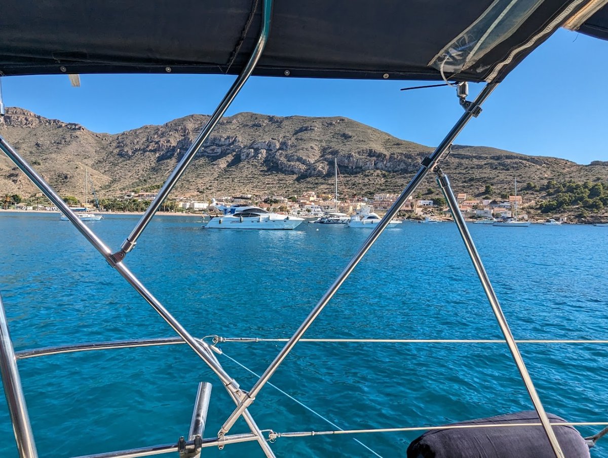 Viaggio in veliero da Alicante, fuggi ad Azohia