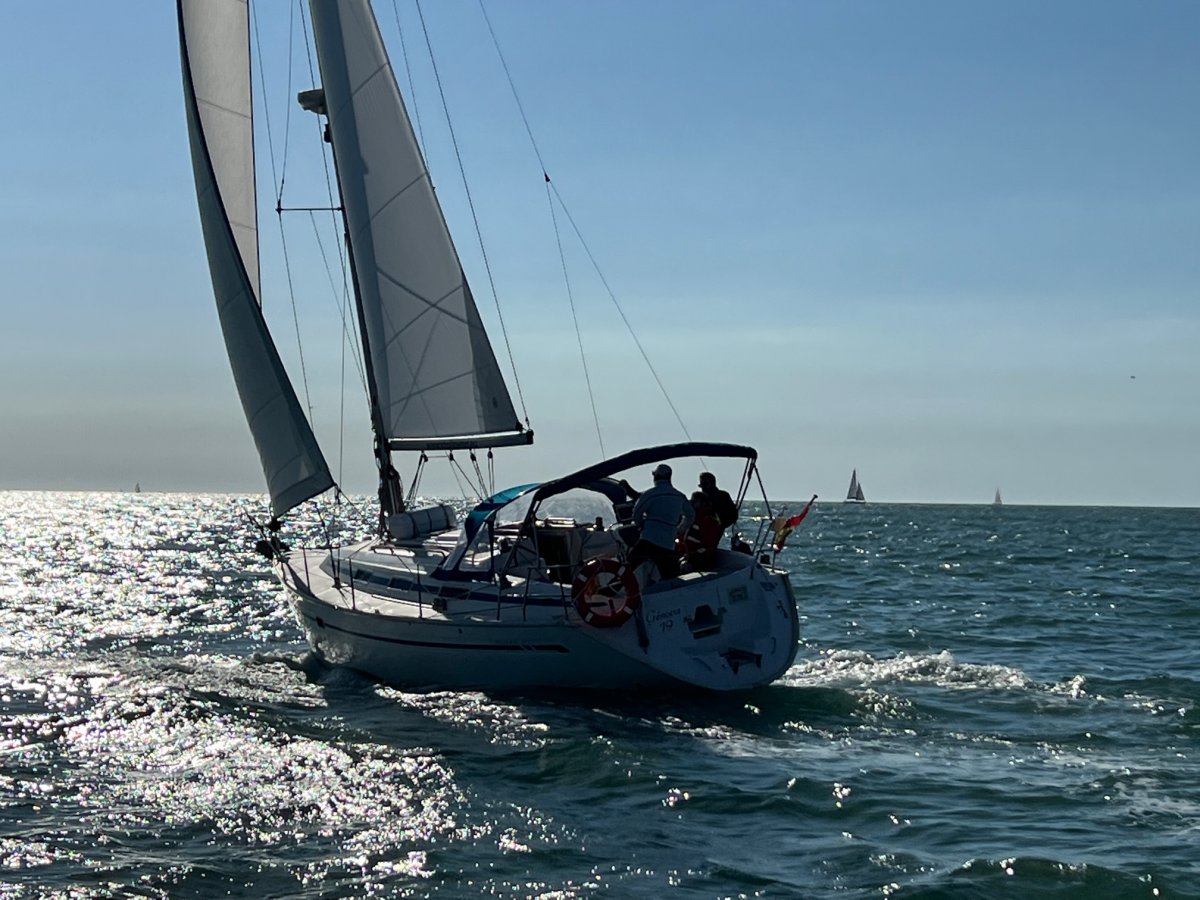 Boote in der Bucht von Cádiz