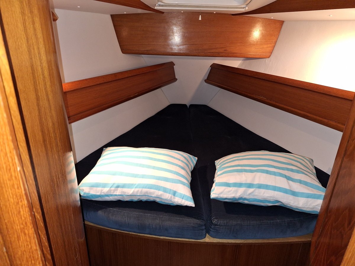 Offene See von einem Segelboot