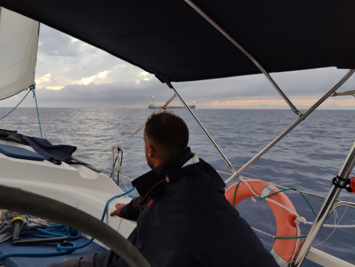 Luftbild der Regatta in Denia