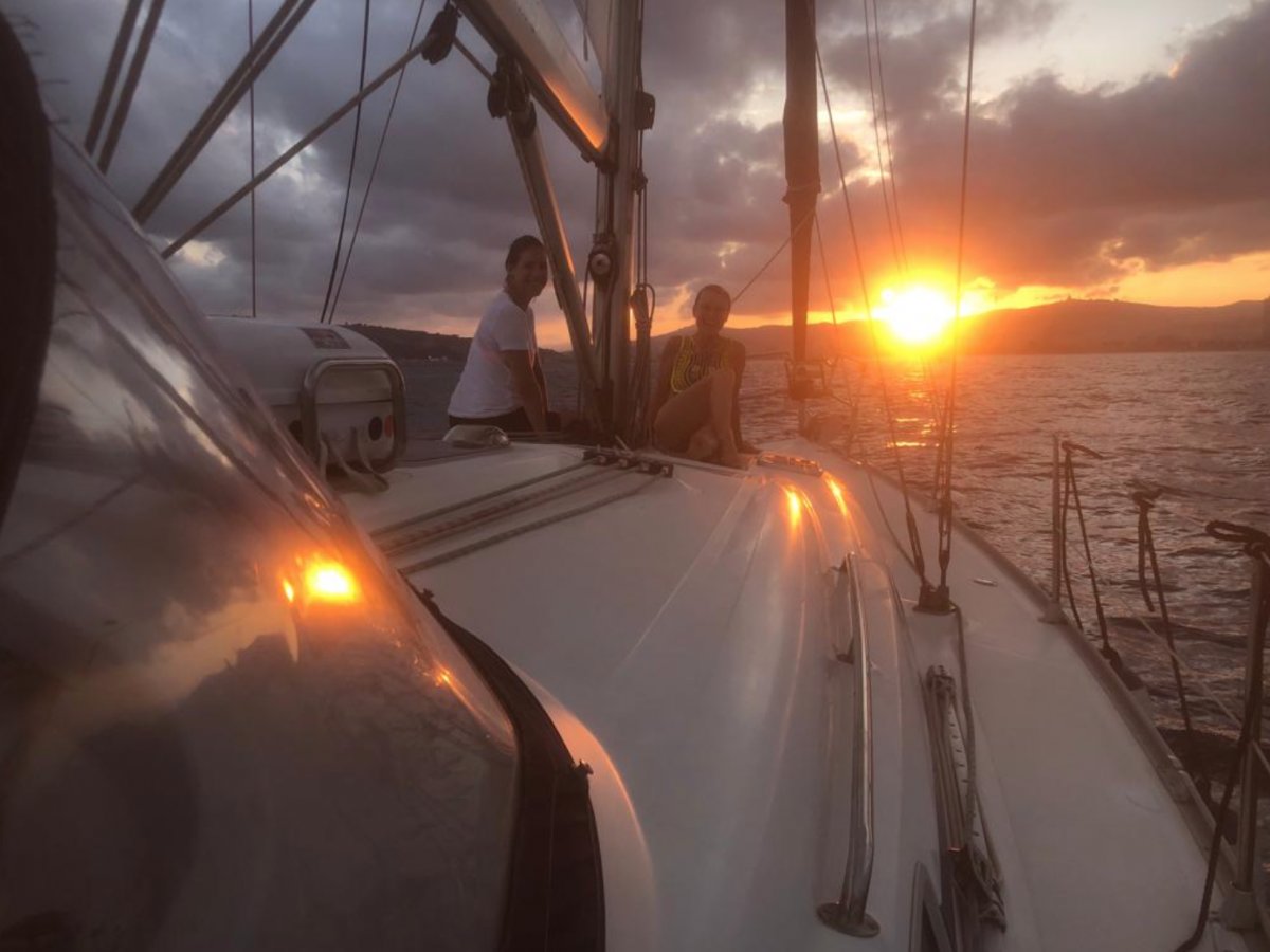 Sail flight in the Maresme