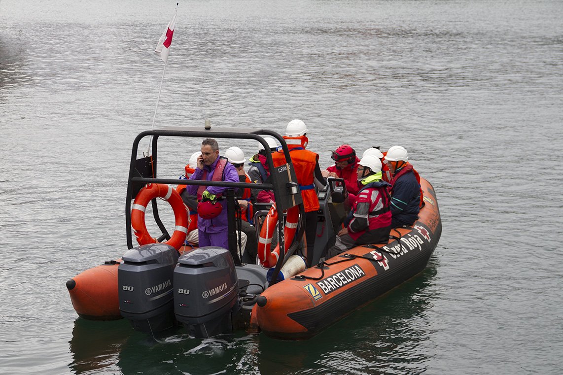Curso de botes de rescate rápidos en Barcelona
