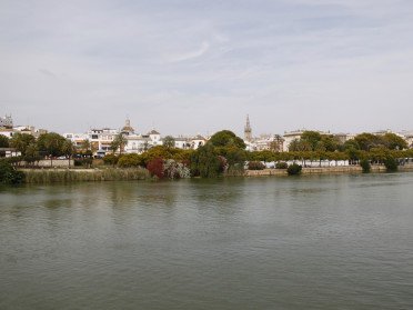 Überquerung des Flusses Guadalquivir (Gelves - Coria).