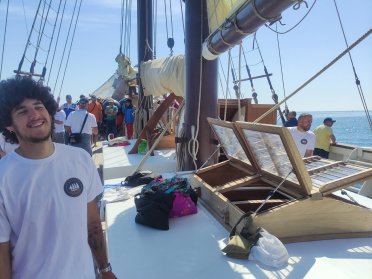 Travesía en goleta clásica del festival de Sète a el festial de Castellón