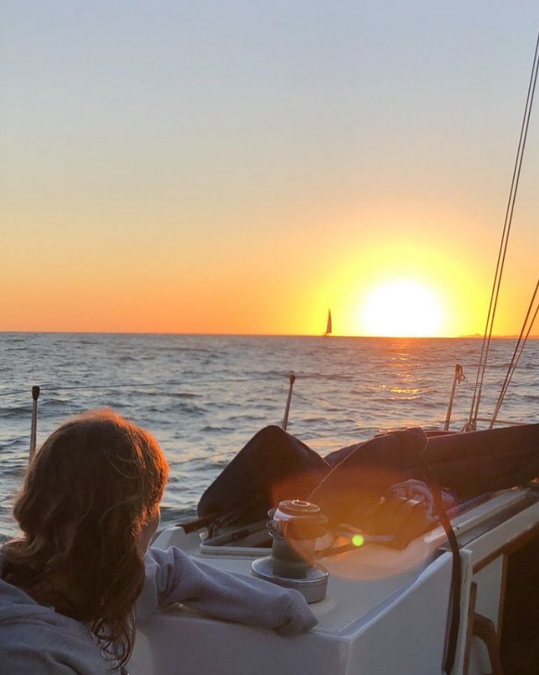 Segelkurs im Segelboot