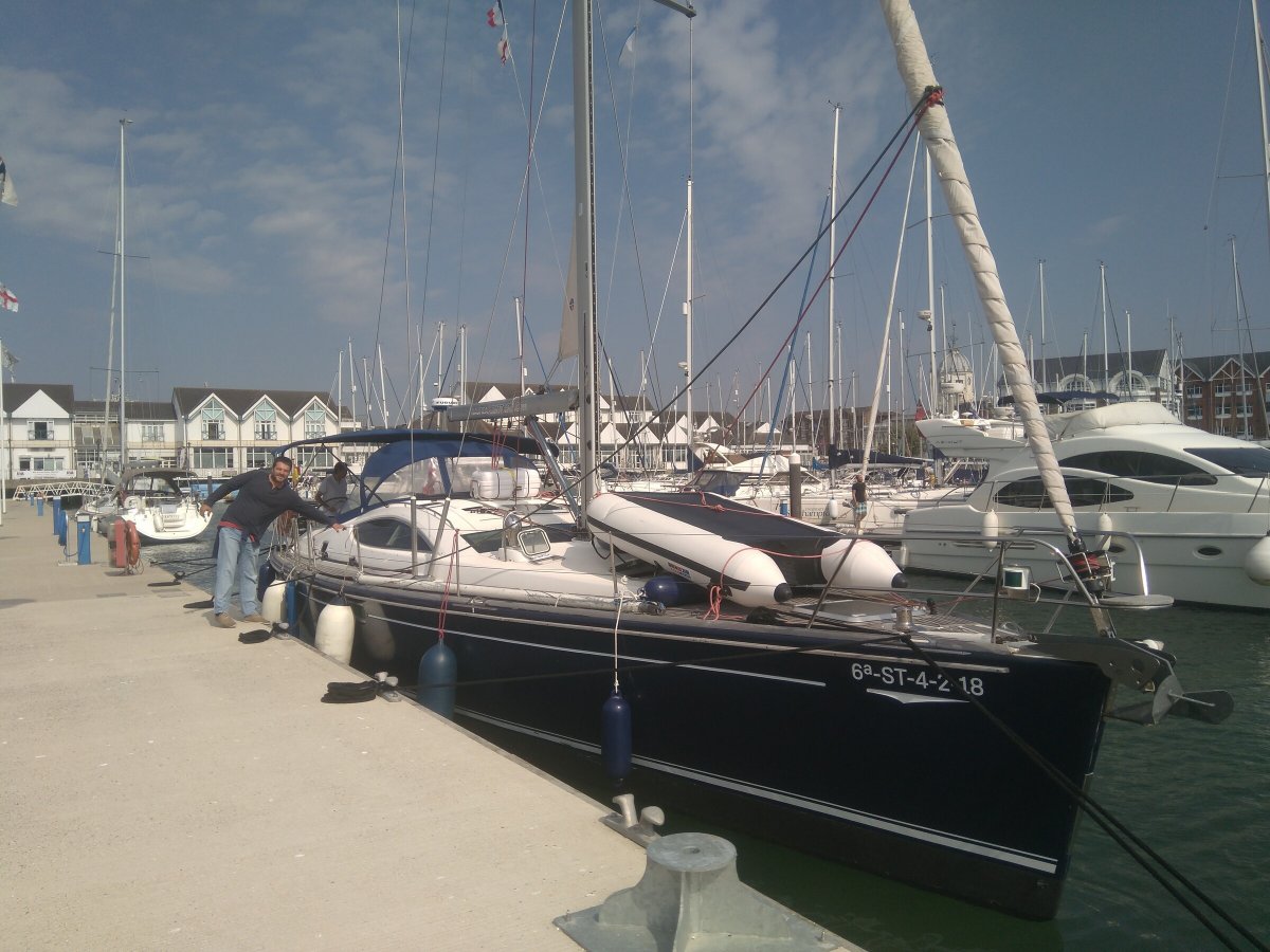 Sailing to Santander