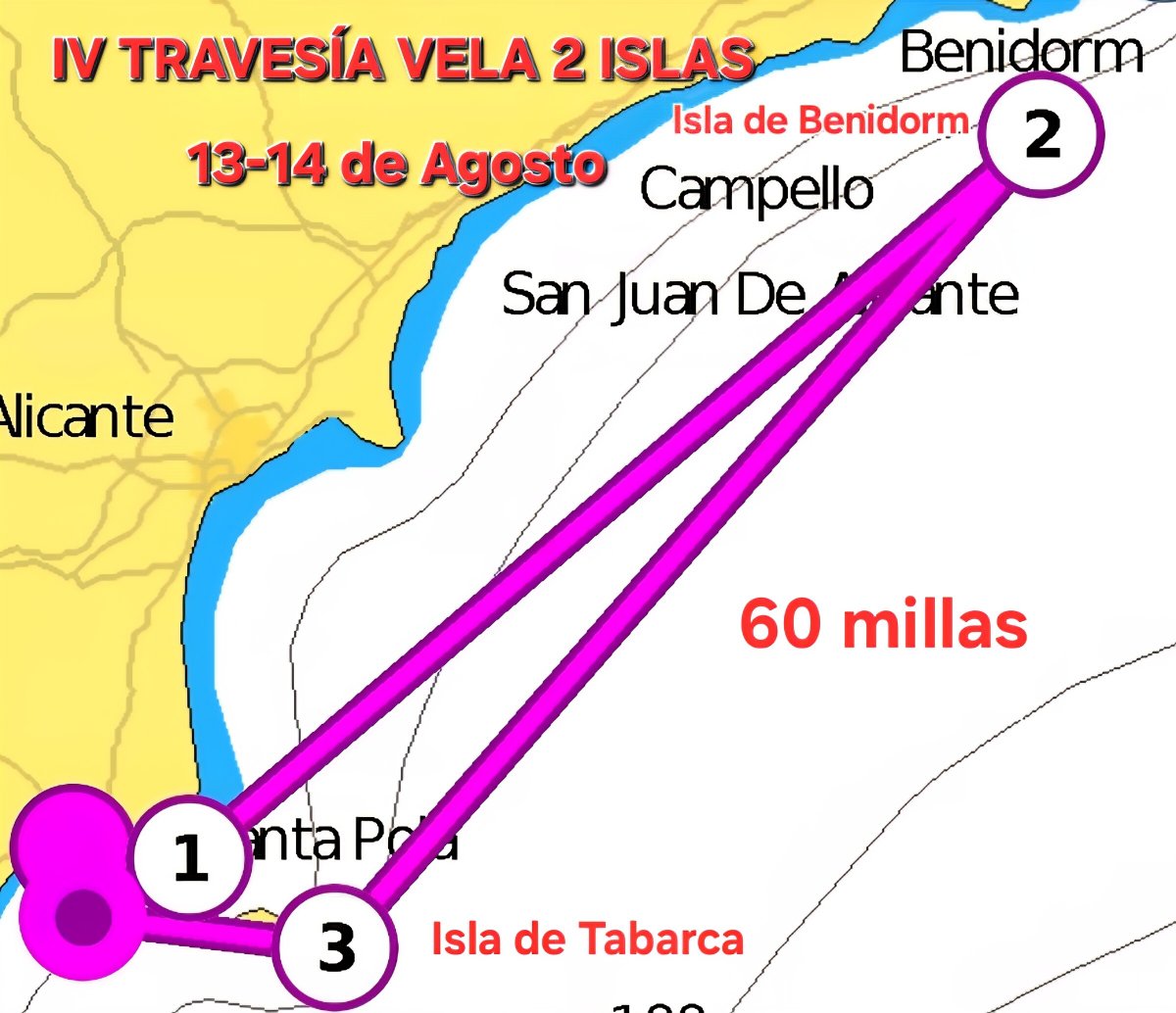 Viaggio a Vela: Crociera tra due isole da Alicante (75 miglia)