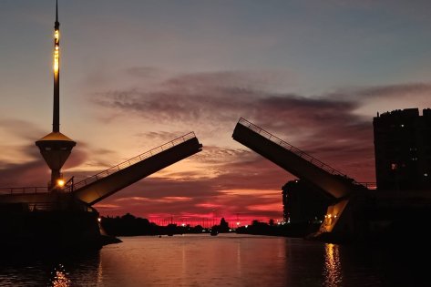 Puesta de Sol por el Mar Menor
