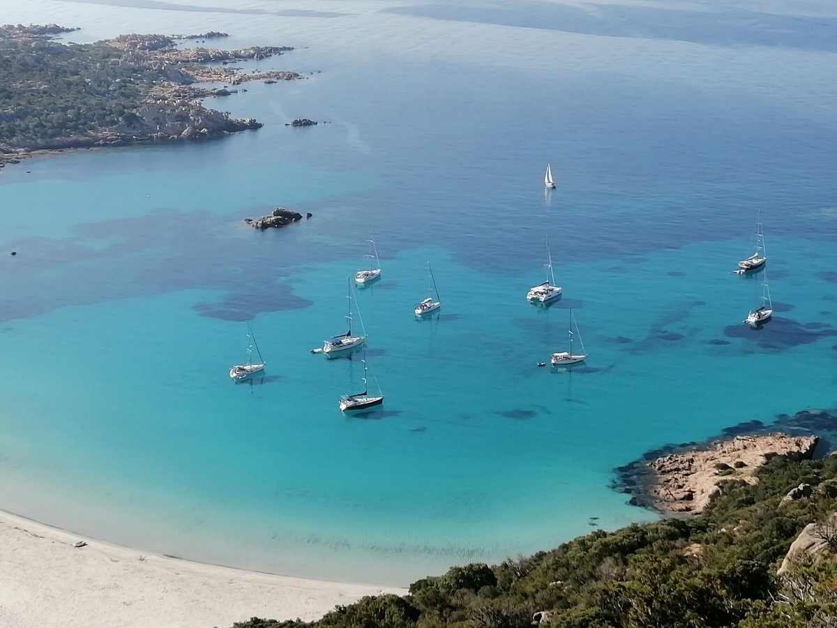 Una vista dalla barca