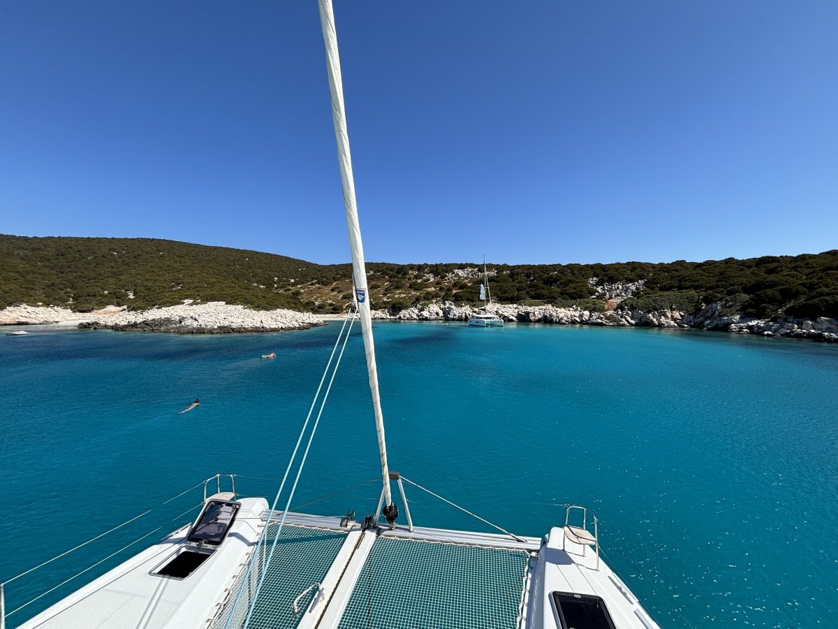 The crystal-clear waters of the Sporades Islands