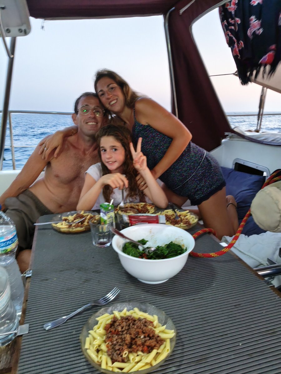 Yacht in mare Mediterraneo