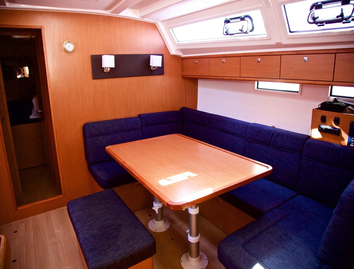 Yacht captain in official practices in Mallorca