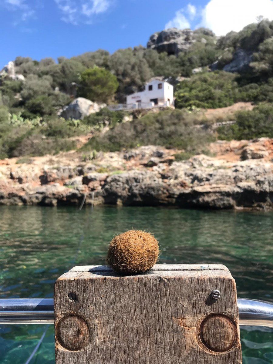 Sonnenuntergang auf einem Segelboot