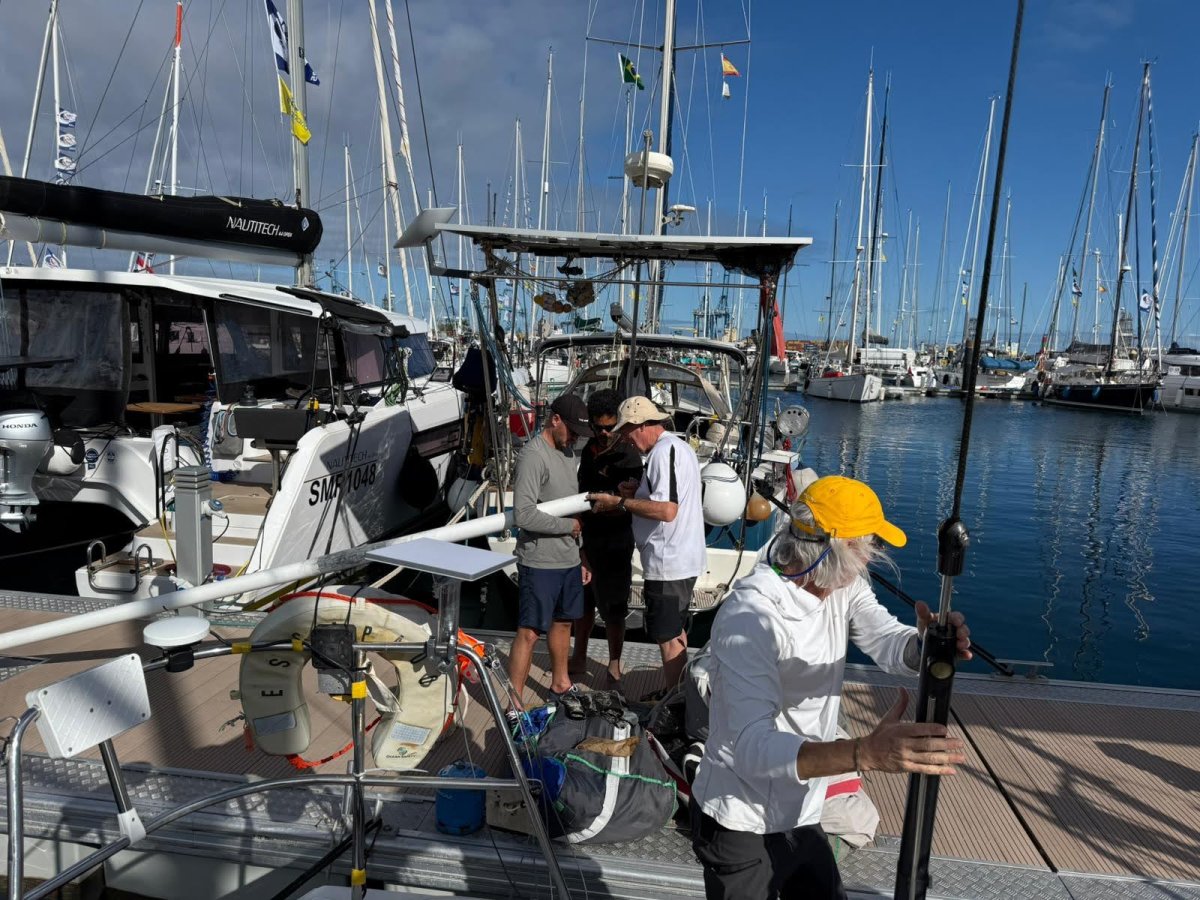 Cruce transatlántico de la ARC desde las Islas Canarias a las Antillas