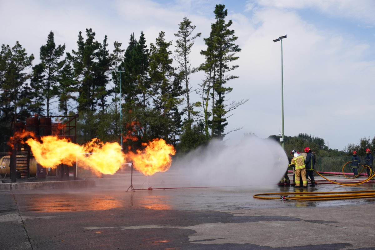 Advanced Firefighting Refresher Course in Ordizia (Gipuzkoa)