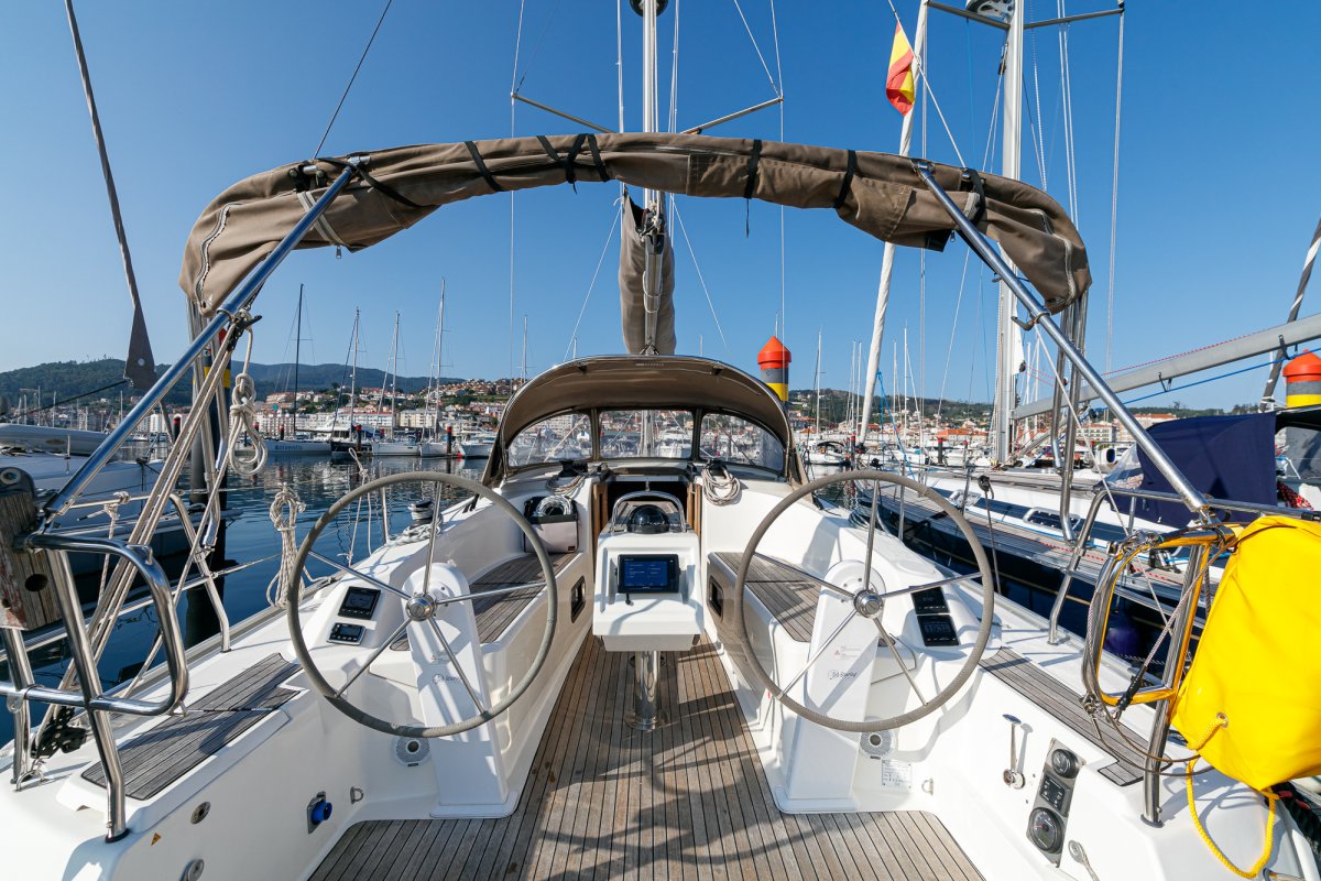 Segelboot-Navigationskurs