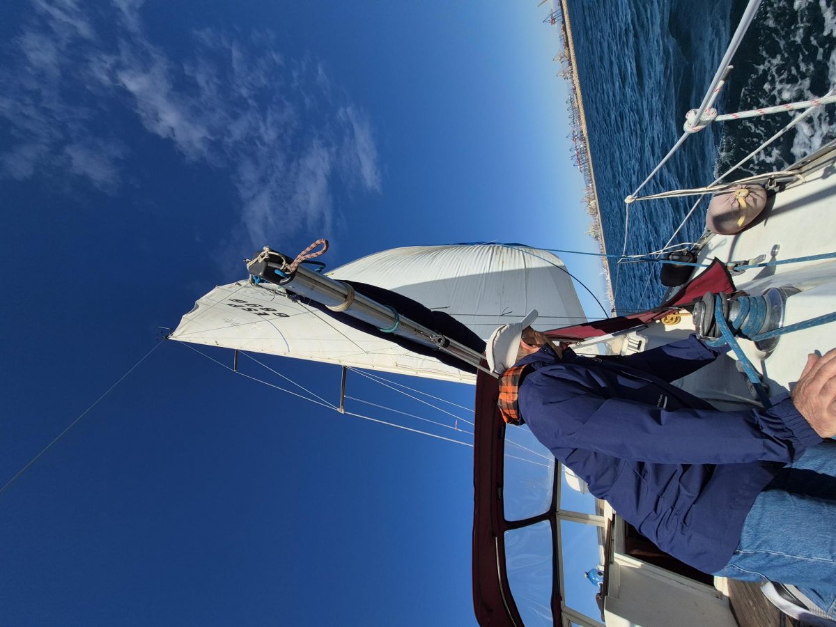 Sailing practice in Valencia