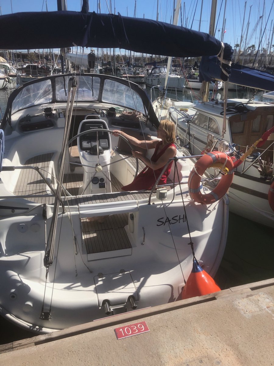 Sail flight in the Mediterranean