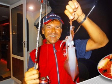 Attività ludica: pesca di calamari a Gijón