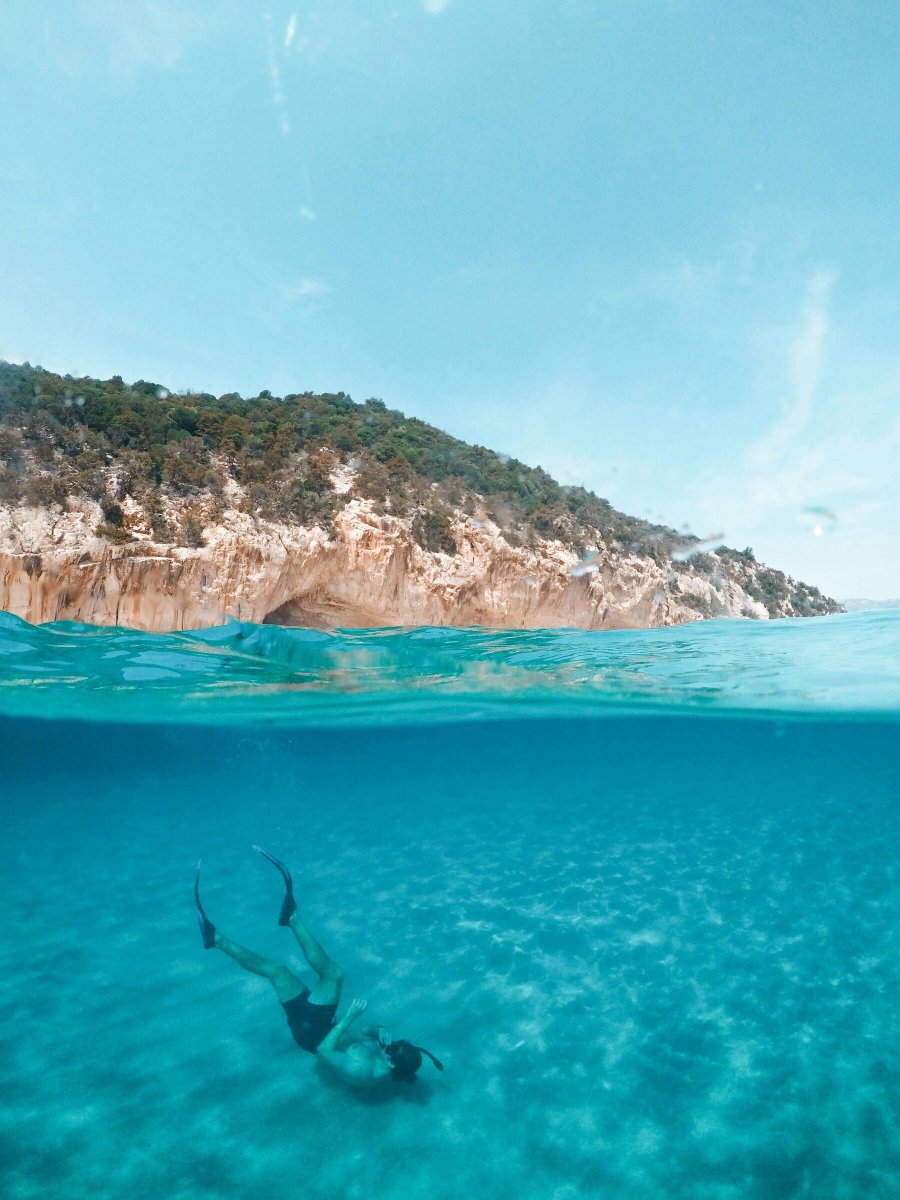 Navigate and explore the secret coves of Olbia