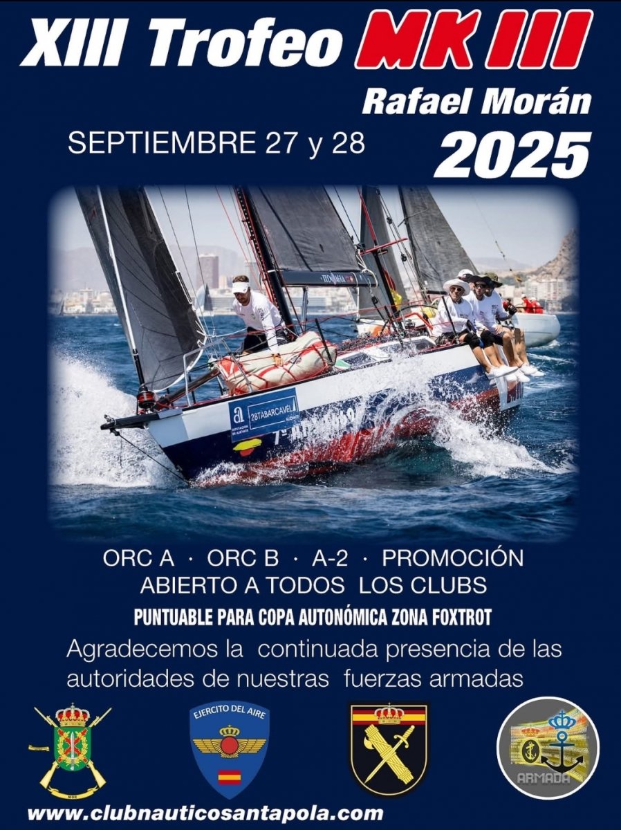 Participants in the XI Trophy MKIII - Rafael Morán regatta