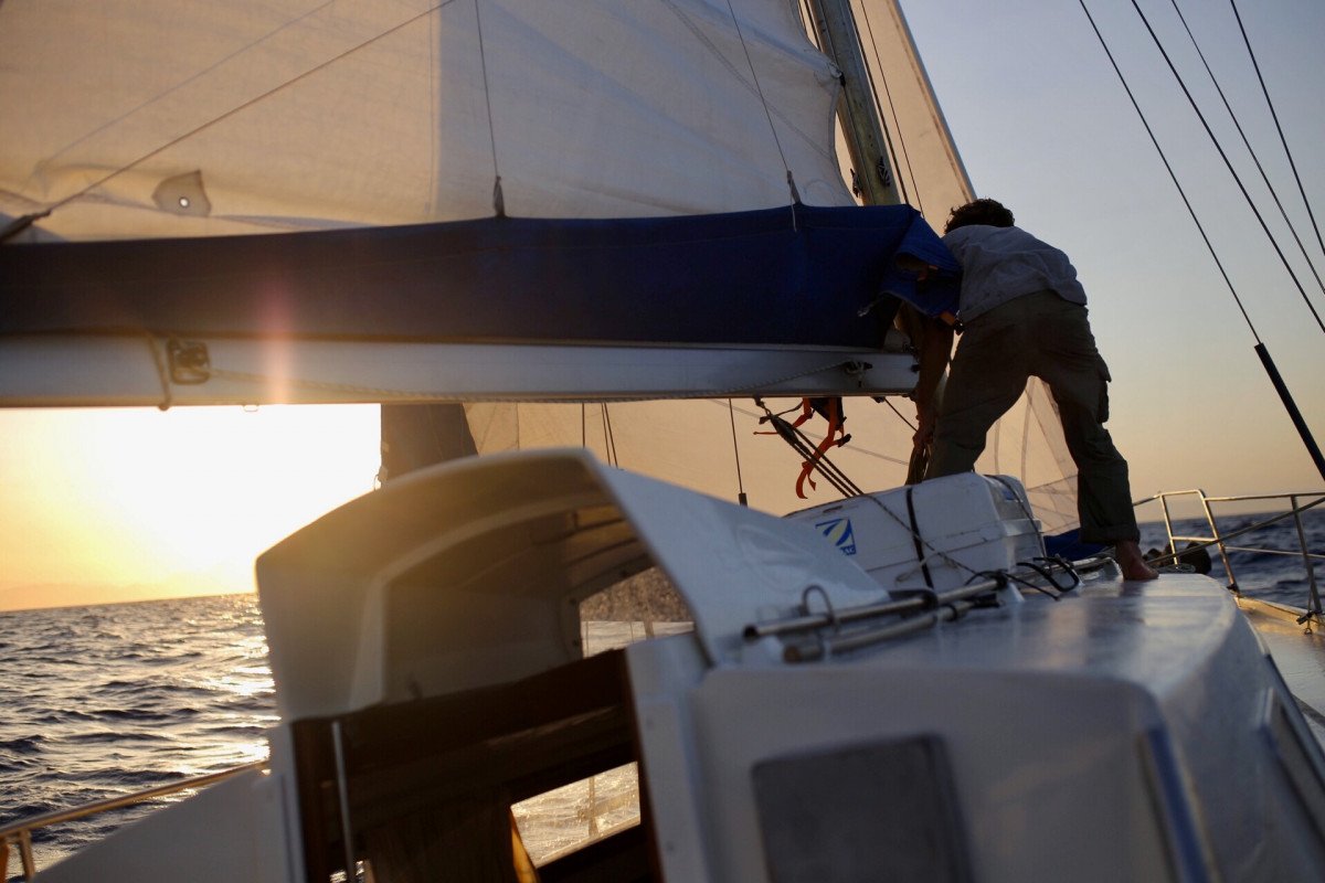 Sailboat journey to Greece