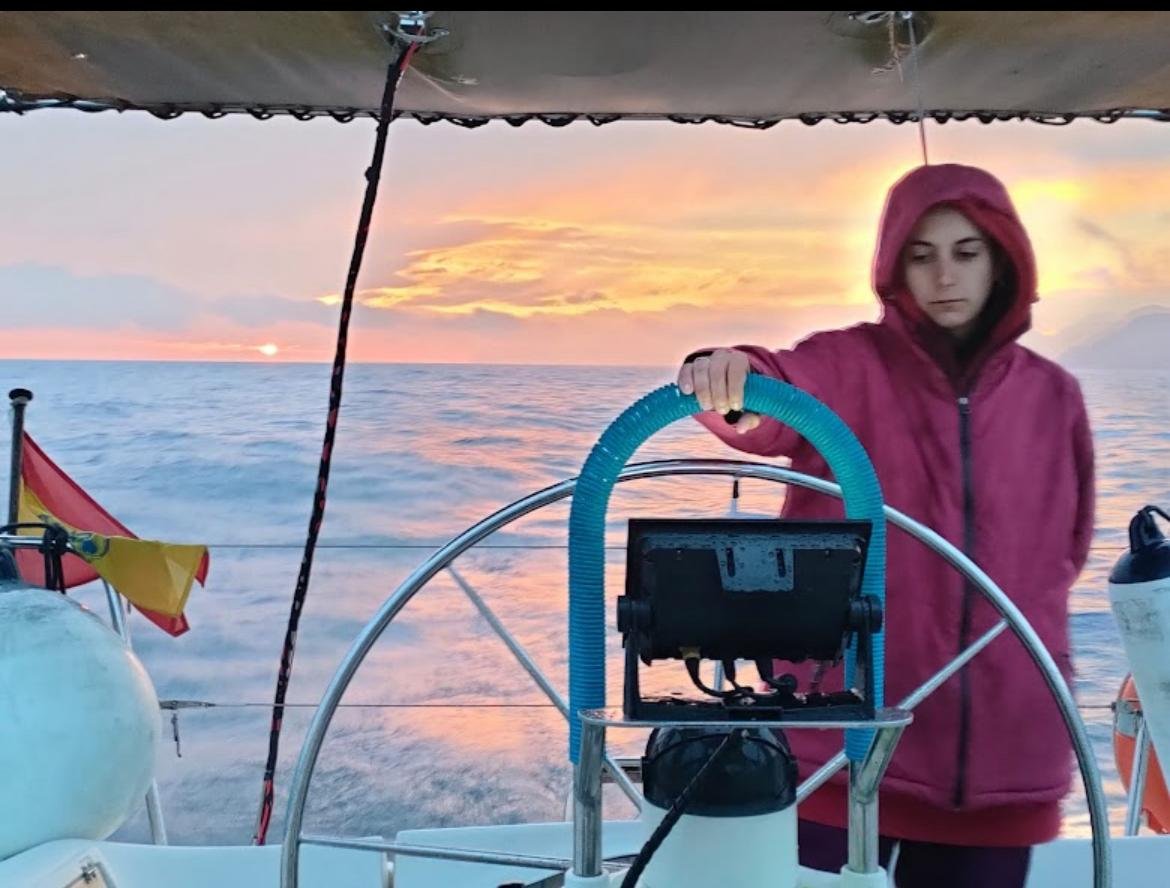 Barcos veleros en el Mediterráneo