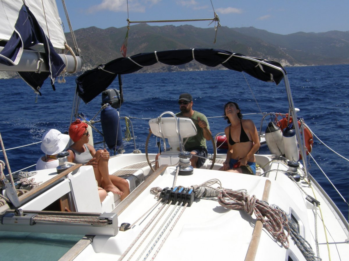 Boat trip on the Ligurian coast