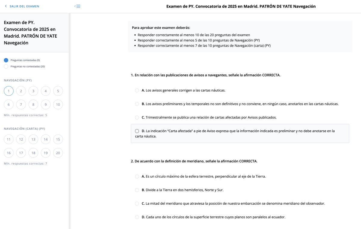 Curso de Patrón de Yate Online