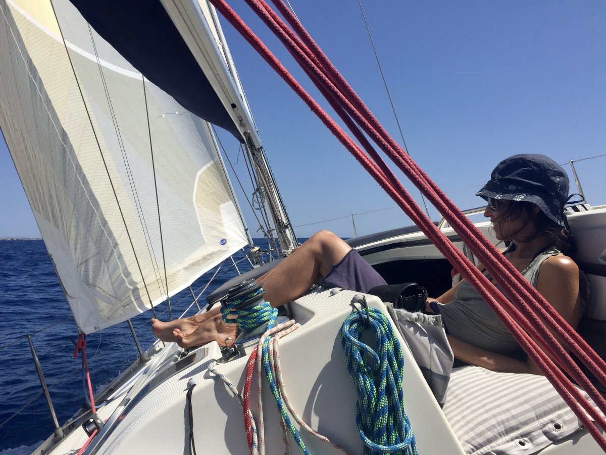 Imparare a navigare a Es Grau