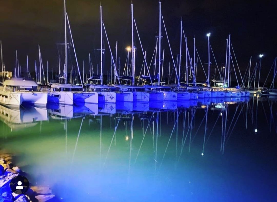 Travel along Istria's coast on a catamaran