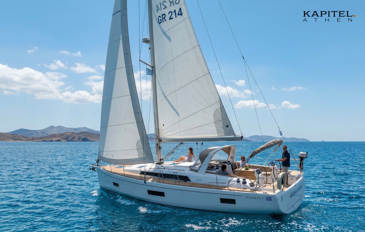 Captain teaching navigation to students
