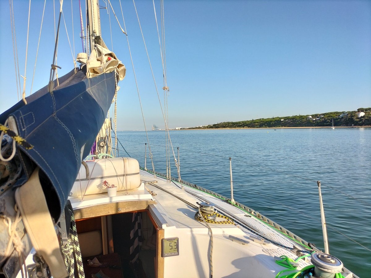 Sail along the Guadalquivir River from Puerto Gelves