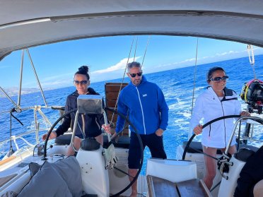 From Milos to Lefkada through the Peloponnese with hostess on board