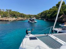 Catamaran crossing from Mallorca to Gibraltar