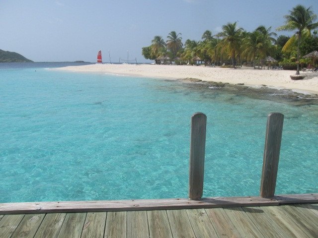 Verlassene Insel von St. Martin
