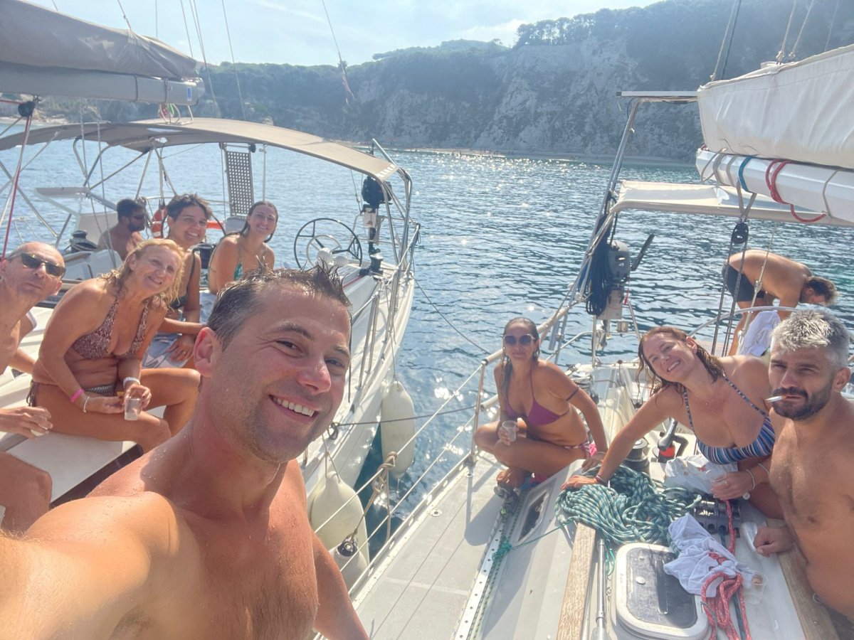 One-way boat trip through Maddalena Archipelago and Corsica