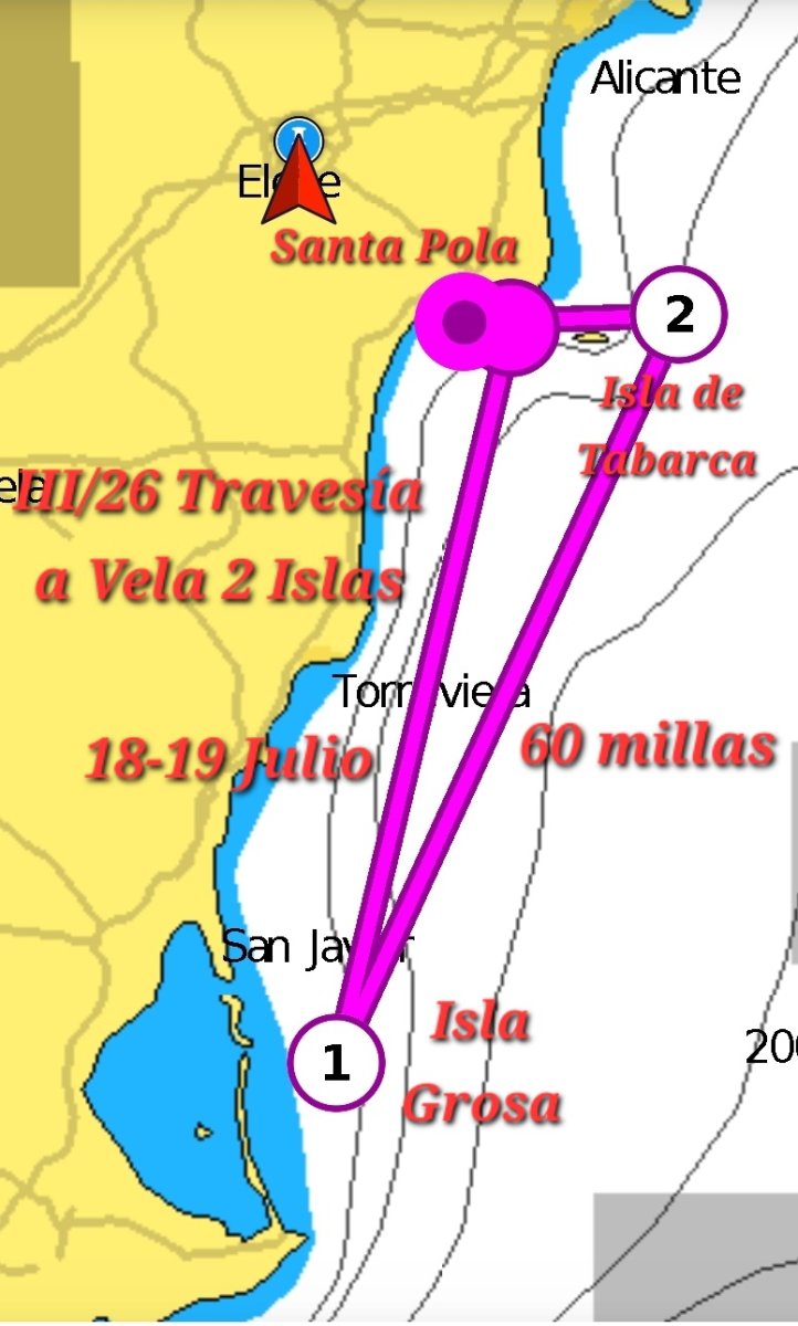 Sailing Journey: Two Islands Cruise from Alicante (75 miles)