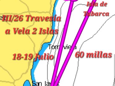 Two Island Sailing Trip (60 miles) from Santa Pola