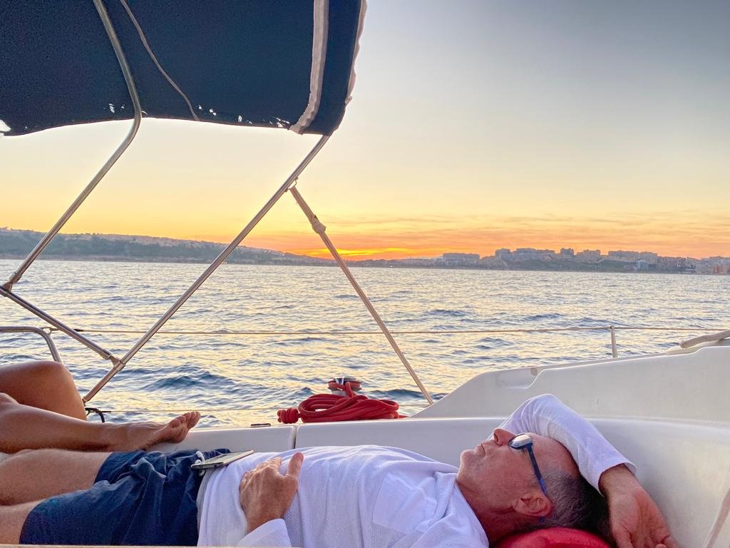 Día soleado en la Isla de Tabarca