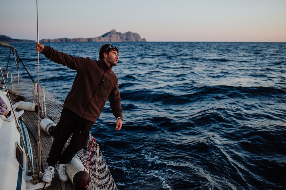 Travesía en velero desde Barcelona a Menorca.