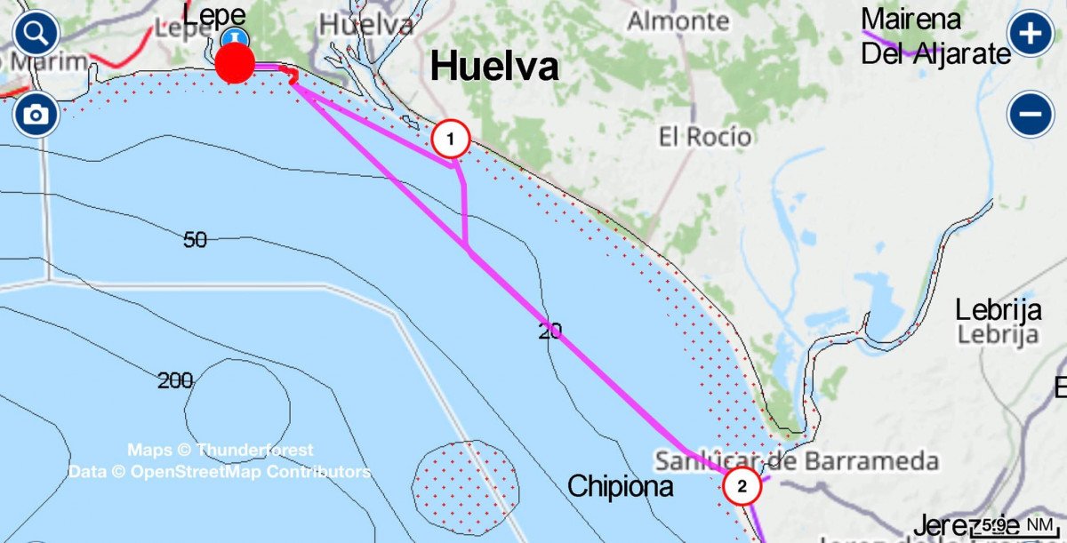 Sailing Navigation and Practice in El Rompido