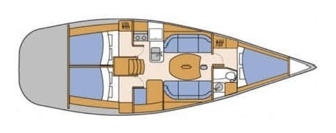 Segelboot - Jeanneau - 3 {{i18n.cabins}}