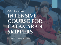 Learn to sail a catamaran in the Rías Baixas